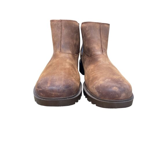 Sorel Womans brown leather ankle waterproof boots Sz 9.5 SKU 9615 - Picture 11 of 16